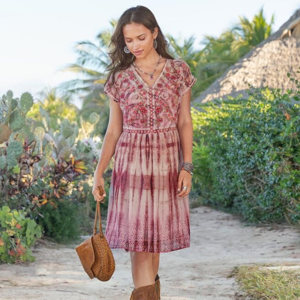 Sundance Gemi Floral Dress Medium